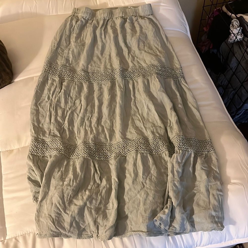 Long flowy skirt. Perfect for comfort and style!